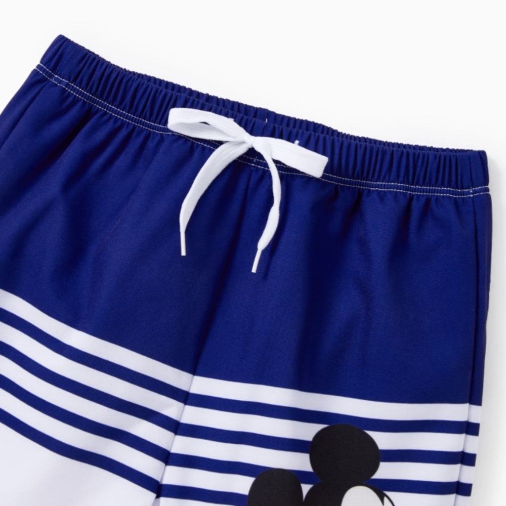 Disney Swimsuits for Boys - Mickey and Minnie Swimwear Blue Strip - Picture 4 of 8